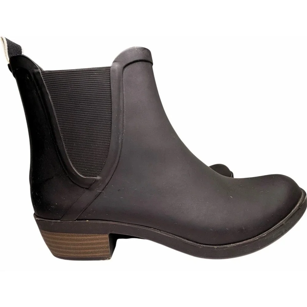 Lucky Brand Basel H2O Waterproof‎ Chelsea Rain Booties Black Women’s 9